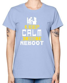 Keep Calm and reboot 27# - computer -  Missy T-Shirt