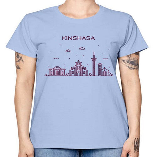 Kinshasa 1062# - cities -  Missy T-Shirt