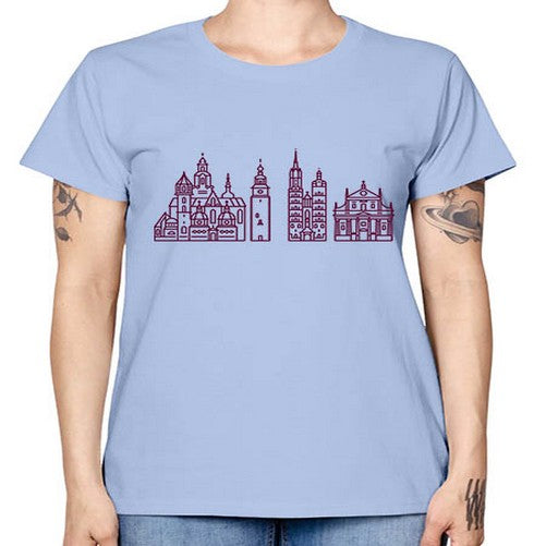 Krakow 1079# - cities -  Missy T-Shirt