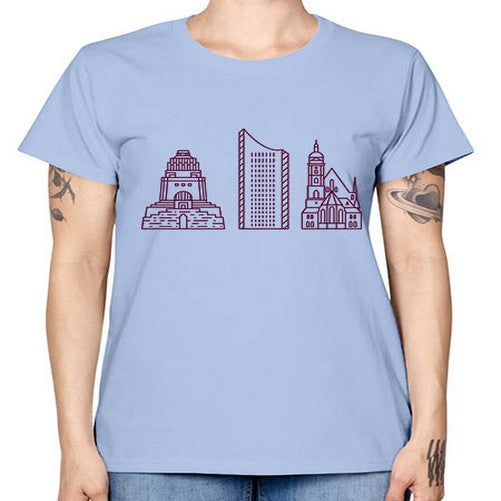 Leipzig 1127# - cities -  Missy T-Shirt