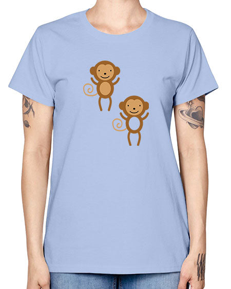 Little_monkeys_MF_5814 - monkey -  Missy T-Shirt