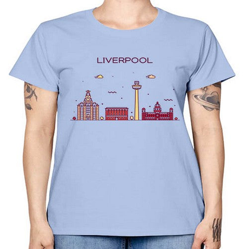 Liverpool 1153# - cities -  Missy T-Shirt