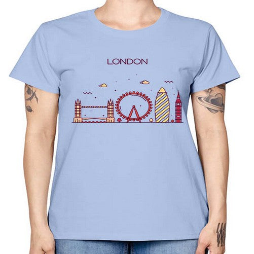 London 1159# - cities -  Missy T-Shirt