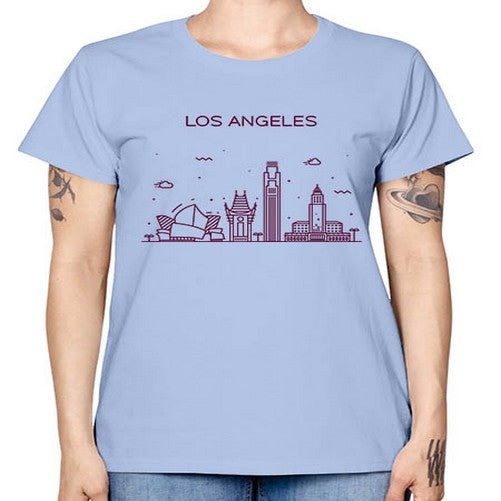 LosAngeles 1164# - cities -  Missy T-Shirt