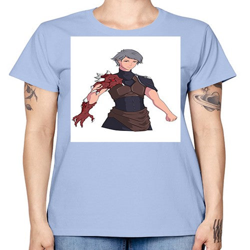 Man has parasite on hand 14# - anime -  Missy T-Shirt