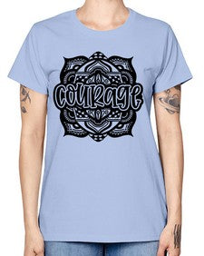 Mandala Courage 759# - mandala -  Missy T-Shirt