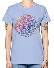 Mandala Dream Rainbow Glitter 760# - mandala -  Missy T-Shirt
