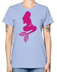 MermaidMandalaUpdated 933# - mandala -  Missy T-Shirt
