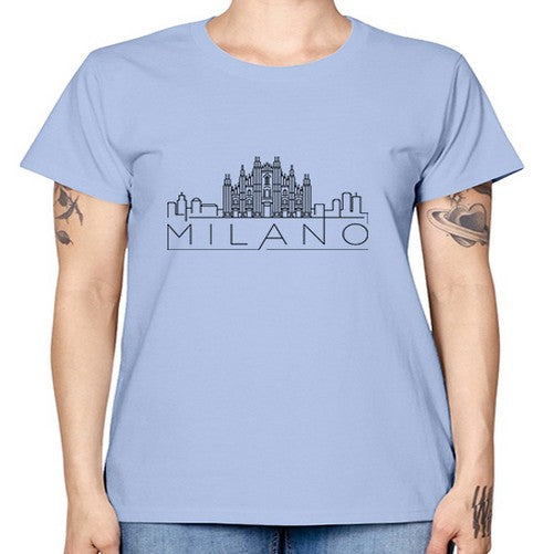 Milano Minimal Skyline 1299# - cities -  Missy T-Shirt