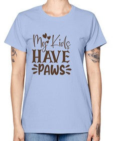 My Kids Have Paws Style 21# - cats -  Missy T-Shirt