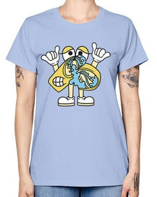 Nervous kebab 196# - cartoon food -  Missy T-Shirt