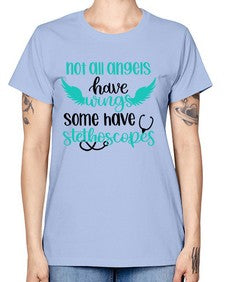 Not All Angels Have Style Style 1134# - nurse -  Missy T-Shirt