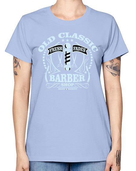Old Classic Barber1285# - barber -  Missy T-Shirt