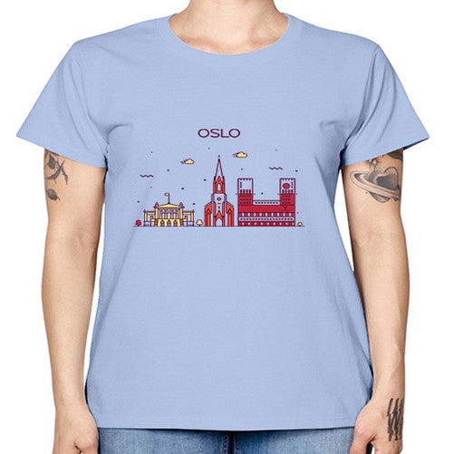 Oslo 1554# - cities -  Missy T-Shirt