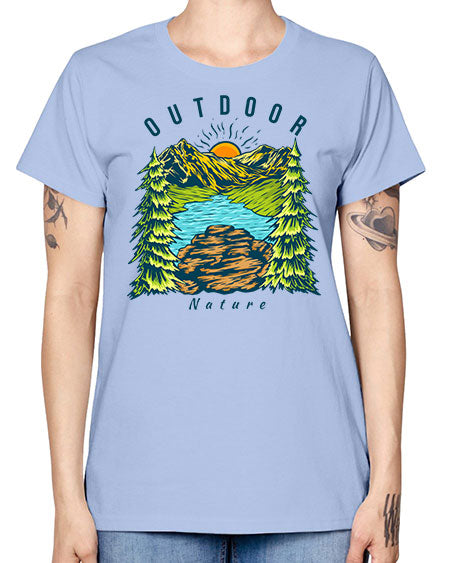 Outdoor Nature 17# - nature -  Missy T-Shirt