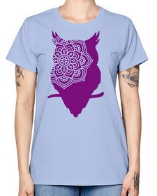 OwlMandalaUpdated 976# - mandala -  Missy T-Shirt