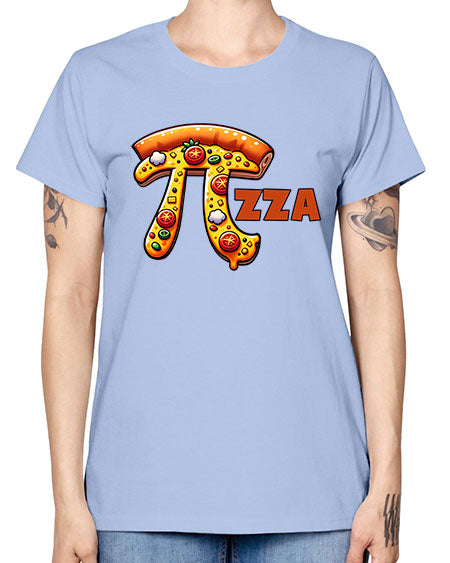 Pizza Pi Day Funny 40# - pi -  Missy T-Shirt