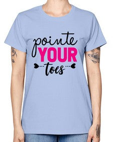 Pointe your toes 176# - ballet -  Missy T-Shirt