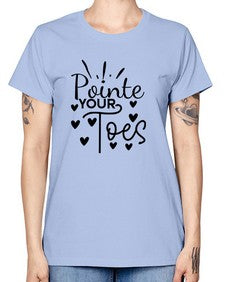 Pointe your toes 178# - ballet -  Missy T-Shirt
