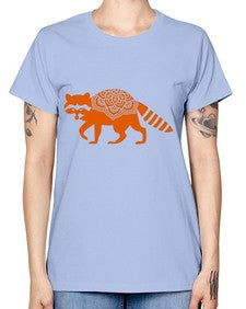 RacoonMandala 1010# - mandala -  Missy T-Shirt