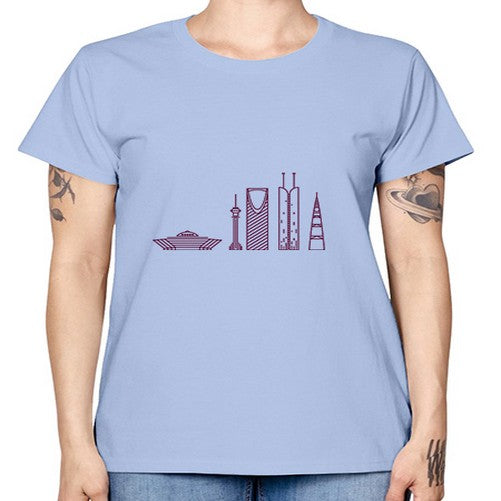 Riyadh 1740# - cities -  Missy T-Shirt