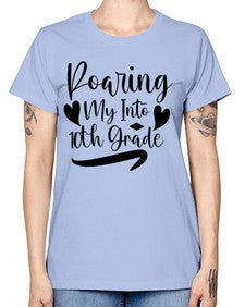 Roaring My Into tenth Grade 765# - tenth grade -  Missy T-Shirt
