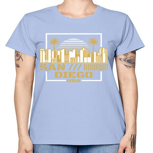 San Diego 1775# - cities -  Missy T-Shirt