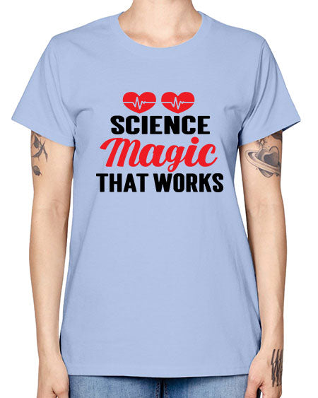 Science Magic that works 75# - general science -  Missy T-Shirt