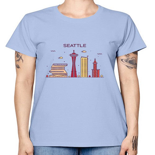 Seattle 1810# - cities -  Missy T-Shirt