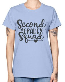 Second Grade Squad 832# - second grade -  Missy T-Shirt