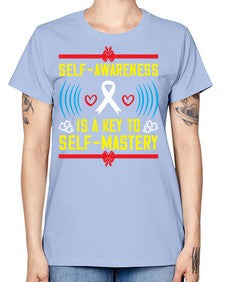 Self wareness is a key to self mastery Style 32# - Self awareness -  Missy T-Shirt