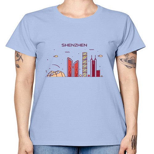 Shenzhen 1834# - cities -  Missy T-Shirt
