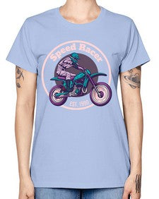 Speed racer 63# - motorcycle -  Missy T-Shirt