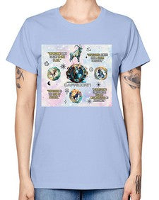 Straight Capricorn 471# - capricorn -  Missy T-Shirt