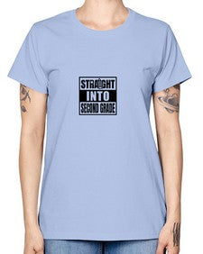 Straight into second grade 901# - second grade -  Missy T-Shirt