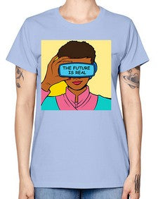 The Future is Real 1151# - art pop art -  Missy T-Shirt