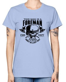 This man is 1166# - skull and bones -  Missy T-Shirt