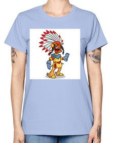 Thnksgvngindian 254# - cartoon general -  Missy T-Shirt