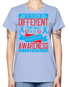 To become different from what we are we must have some awareness of what we are Style 11# - Self awareness -  Missy T-Shirt
