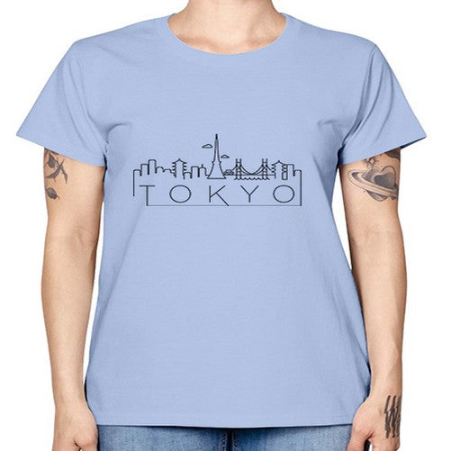 Tokyo Minimal Skyline 1997# - cities -  Missy T-Shirt