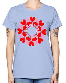 ValentineMandalaOPT 1194# - mandala -  Missy T-Shirt