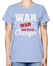 Warwar never changes 54# - video games -  Missy T-Shirt