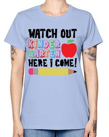 Watch Out Kindergarten 990# - kindergarten -  Missy T-Shirt