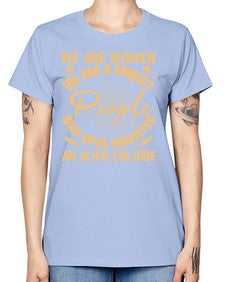 We are women we are people 42# - ufo -  Missy T-Shirt