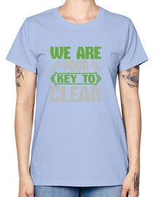 We are your key to clean Style 464# - cleaner -  Missy T-Shirt