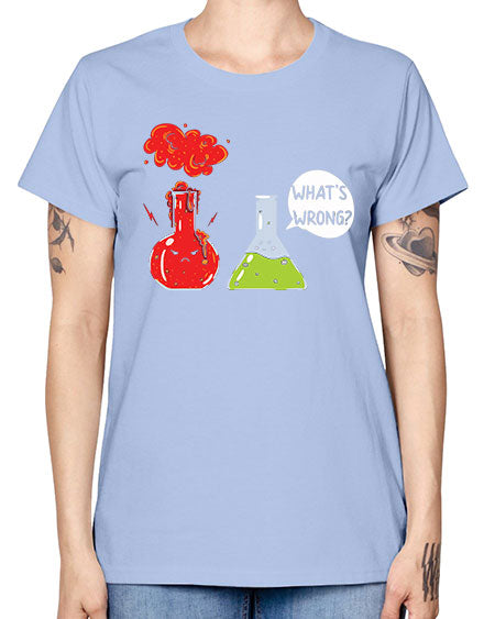 WhatsWrongScienceTshirt 11# - general science -  Missy T-Shirt