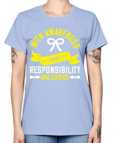 With awareness come responsibility and choice Style 5# - Self awareness -  Missy T-Shirt