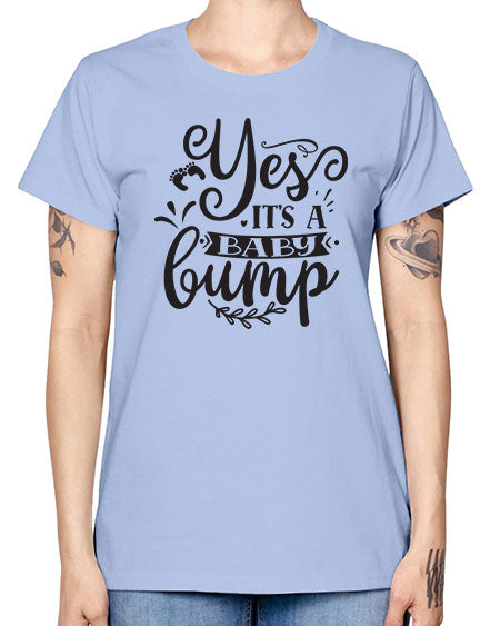 Yes it s a baby bump 476# - pregnancy -  Missy T-Shirt