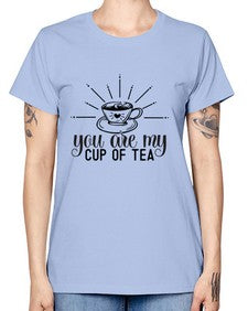 You Are My Cup Of Tea 1265# - funny -  Missy T-Shirt