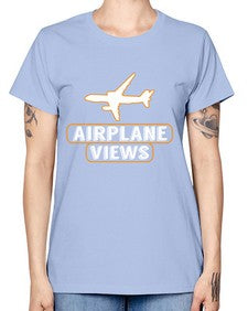 airplane views  5# - airplane -  Missy T-Shirt